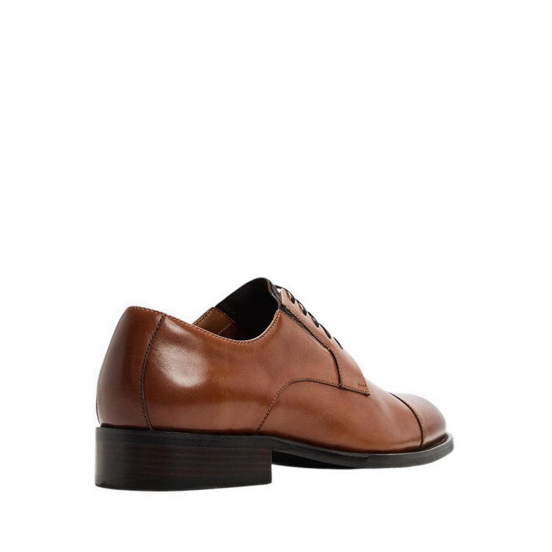 Zanka Men's Lace Up Shoes - Cognac