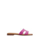 Itsandal Women's Flat Sandals - Dark Pink