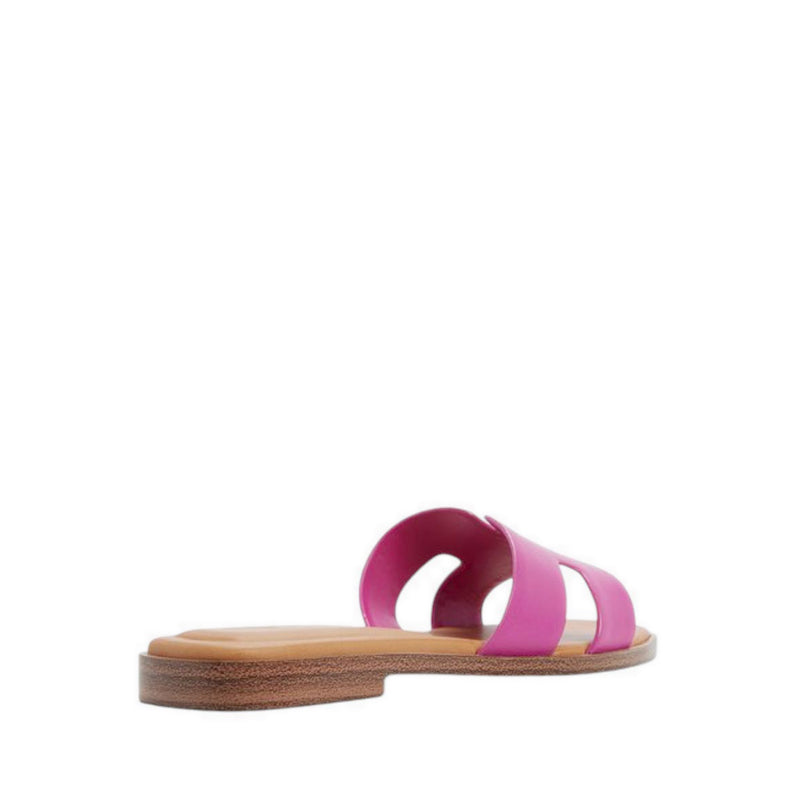 Itsandal Women's Flat Sandals - Dark Pink