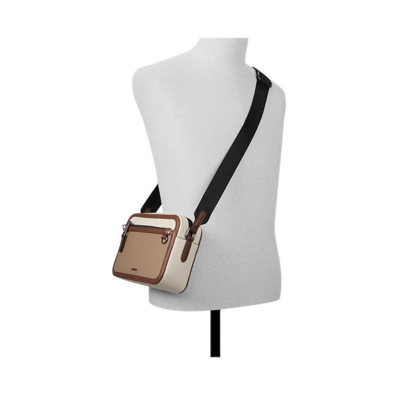 Crerild Men's  Crossbody Bag - Open Brown