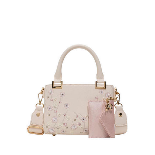 Aldo Loriflora Women's Satchel - Bone