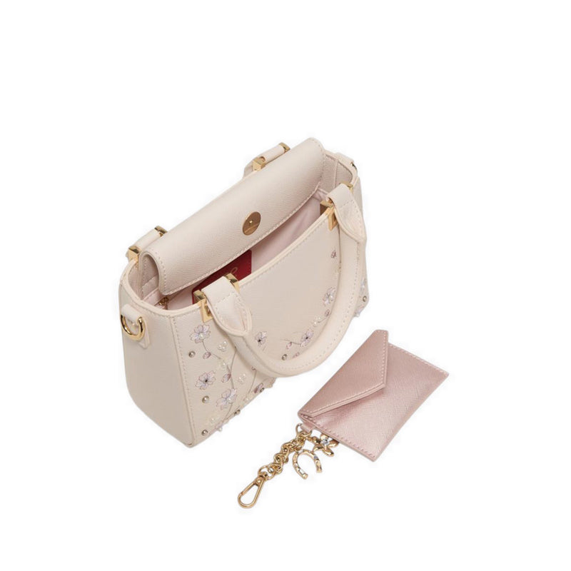 Aldo Loriflora Women's Satchel - Bone