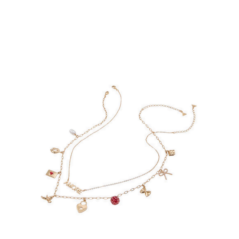 Aldo Lovecharmed Women's Necklace - Red