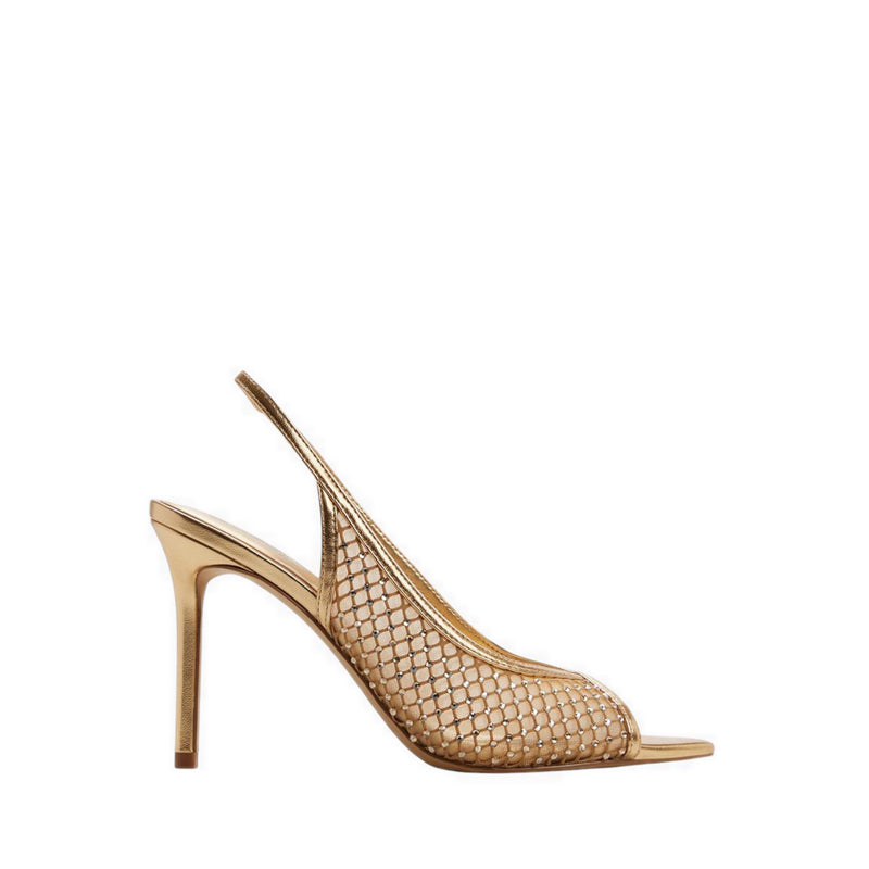 Skolas Women's Heeled Sandals - Gold