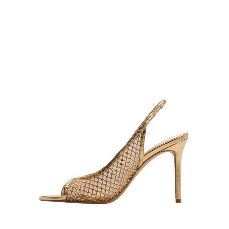 Skolas Women's Heeled Sandals - Gold