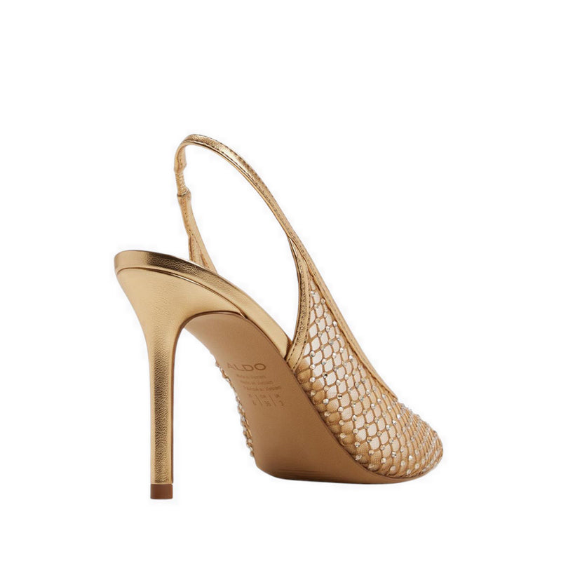 Skolas Women's Heeled Sandals - Gold