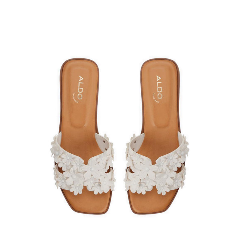 Itsandal Women's Flat Sandals - Open White