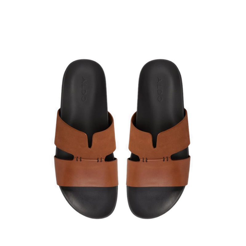 Aldo Marcelo Men's Flat Sandals - Cognac