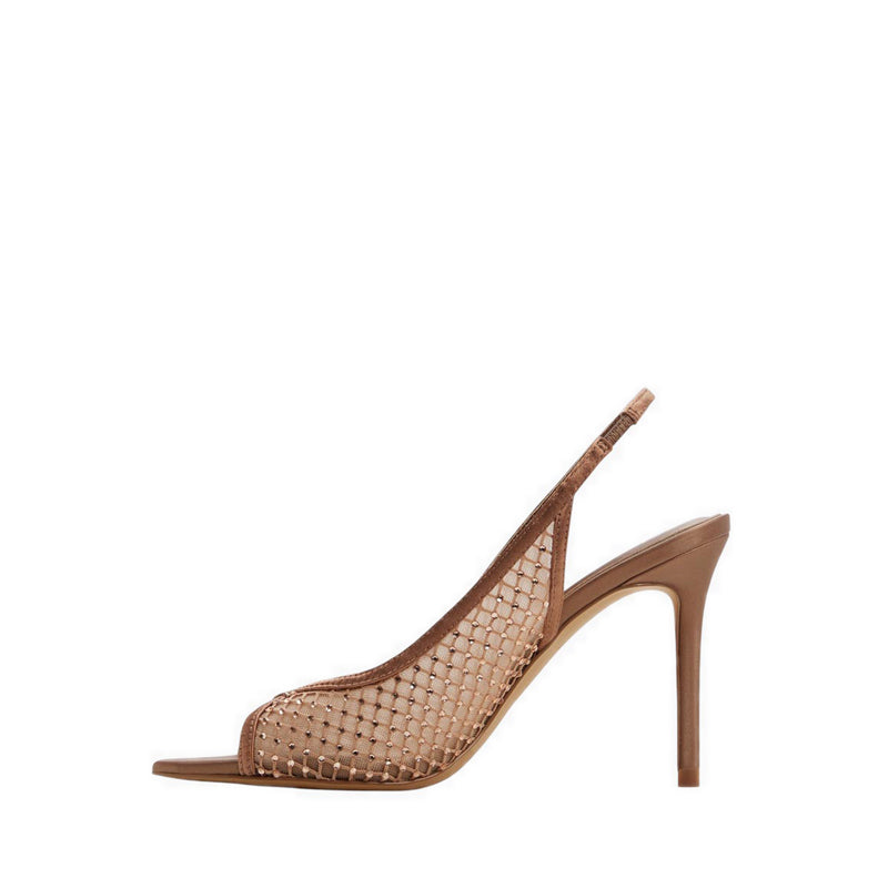 Skolas Women's Heeled Sandals - Light Brown