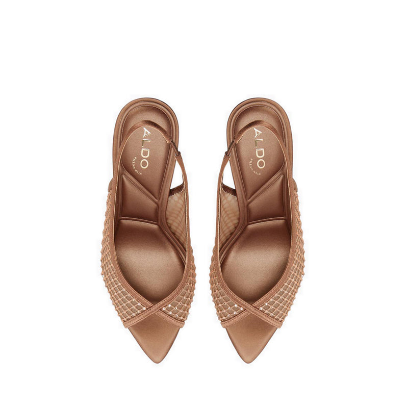 Skolas Women's Heeled Sandals - Light Brown