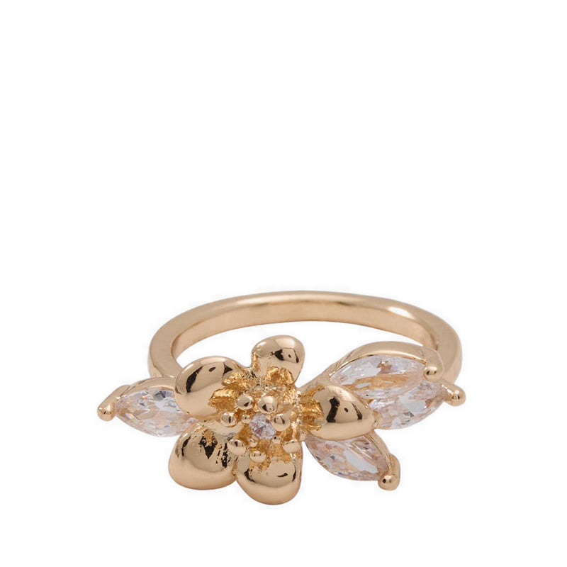 Margott Women's Ring - Gold/Clear Multi