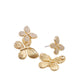 Papiluxe Women's Earrings - Gold/Clear Multi