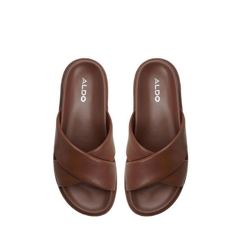 Aldo Borgo Men's Flat Sandals - Dark Brown