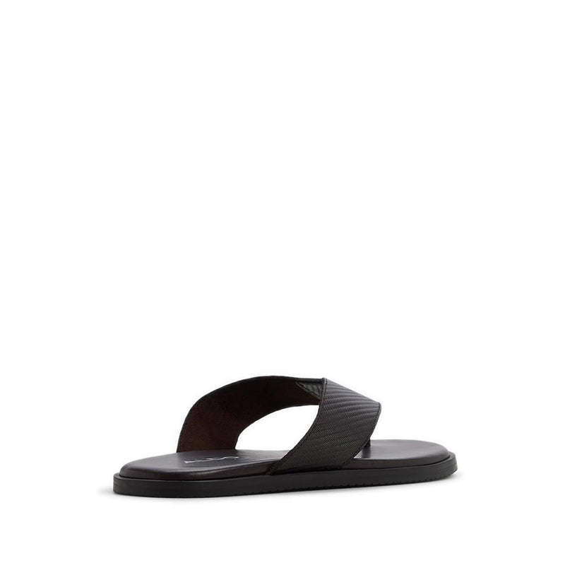 Maximo Men's Flat Sandal - Dark Brown