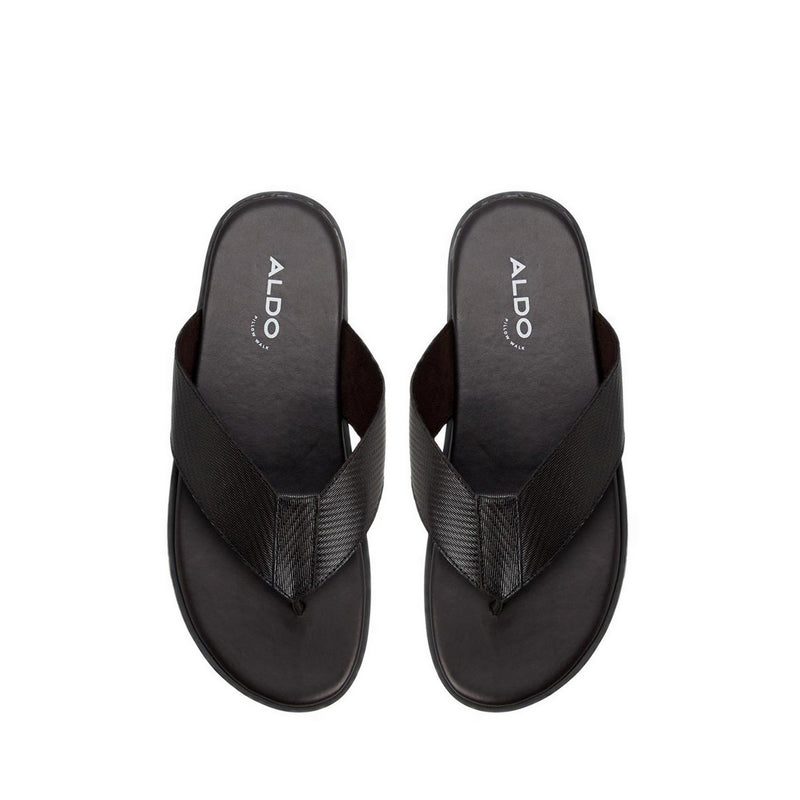 Maximo Men's Flat Sandal - Dark Brown