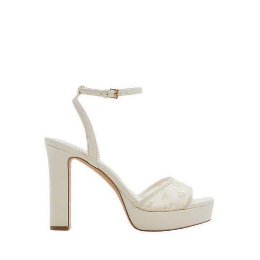 Chicglimmer Women's Heeled Sandals - Open White