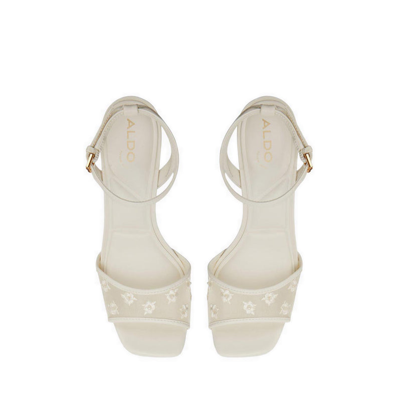 Chicglimmer Women's Heeled Sandals - Open White