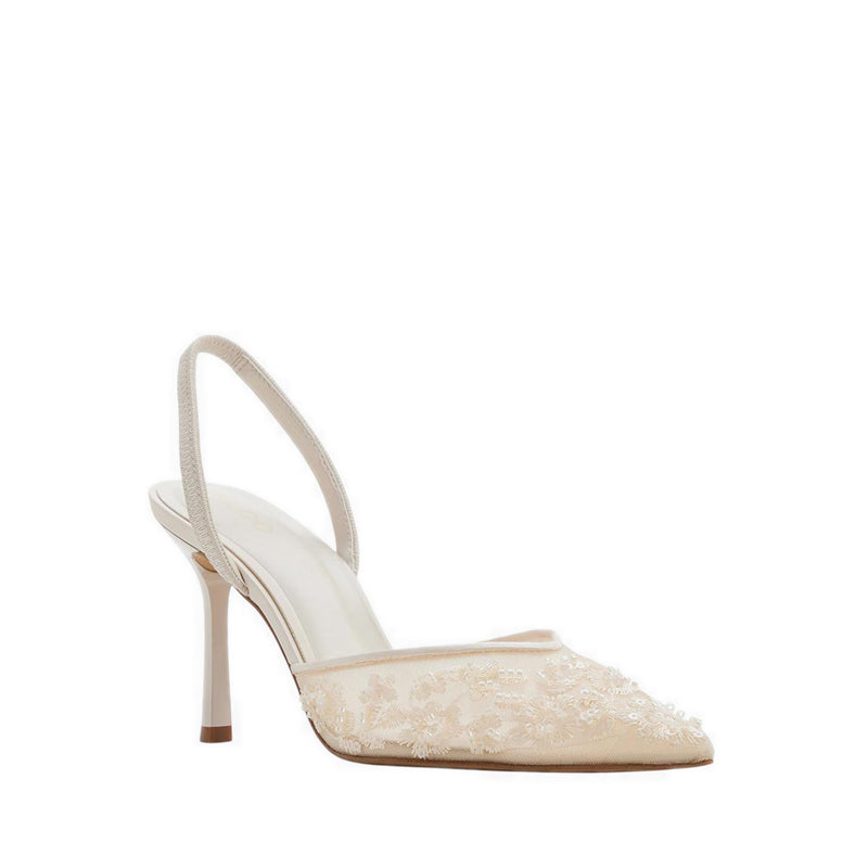 Carollina Women's Heeled Shoes - Cream