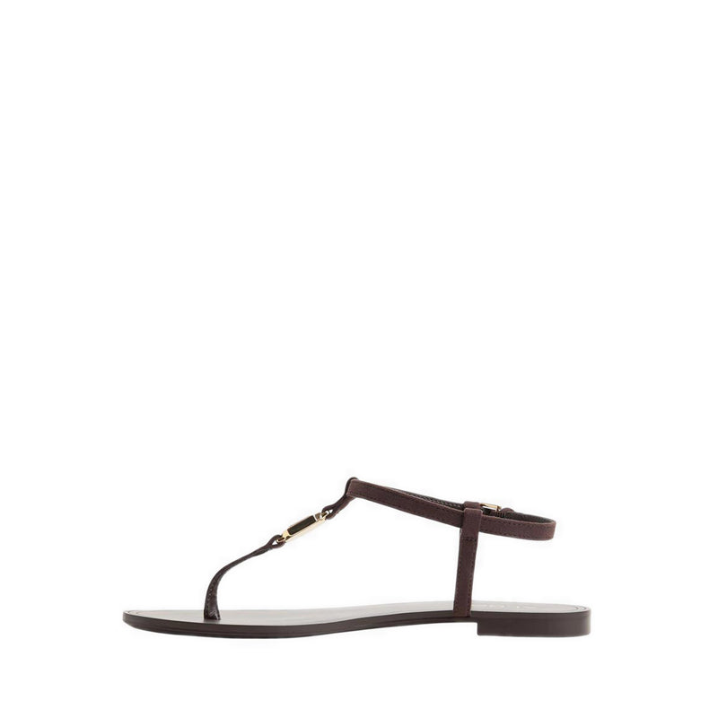 Sandstone Women's Flat Ssandals - Dark Brown