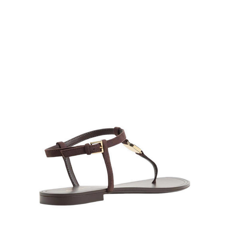 Sandstone Women's Flat Ssandals - Dark Brown