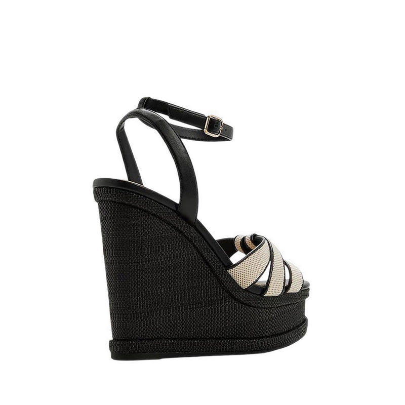 Esmerie Women's Wedge Sandals - Black Combo