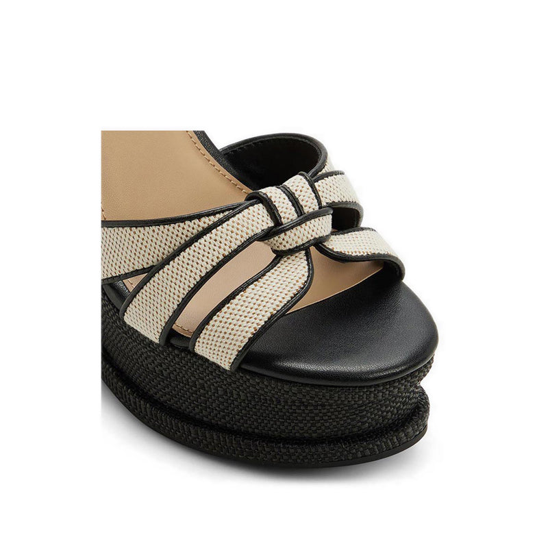 Esmerie Women's Wedge Sandals - Black Combo