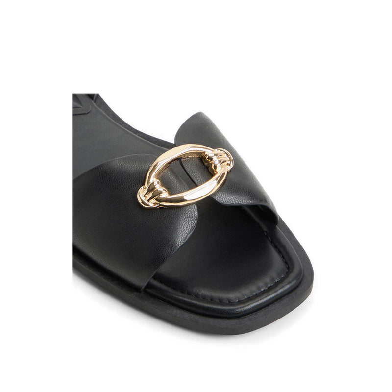 Calelian Women's Flat Sandals - Black