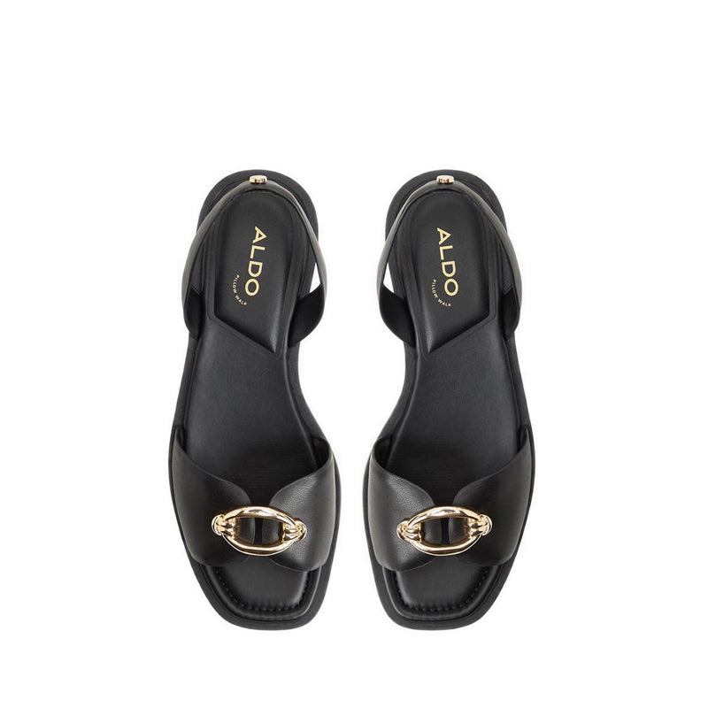 Calelian Women's Flat Sandals - Black