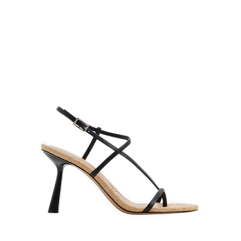 Nallia Women's Heeled Sandals - Black Combo