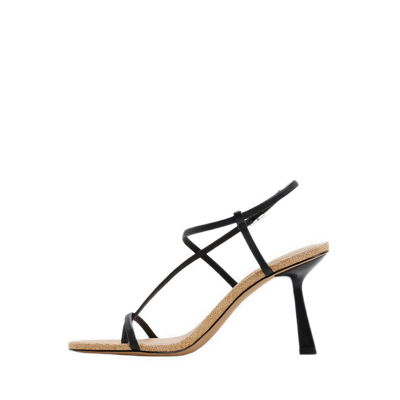 Nallia Women's Heeled Sandals - Black Combo