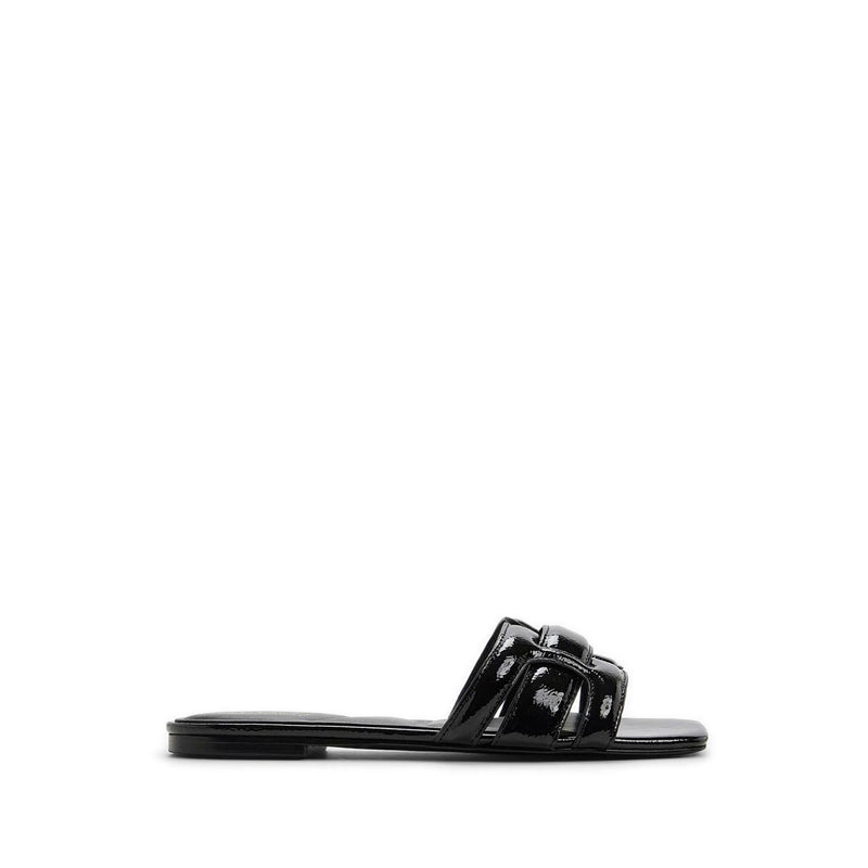 Elenaria Women's Flat Sandals - Black