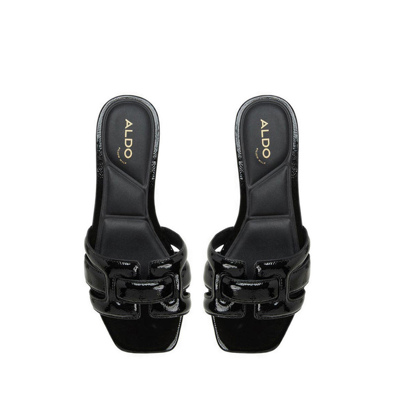 Elenaria Women's Flat Sandals - Black