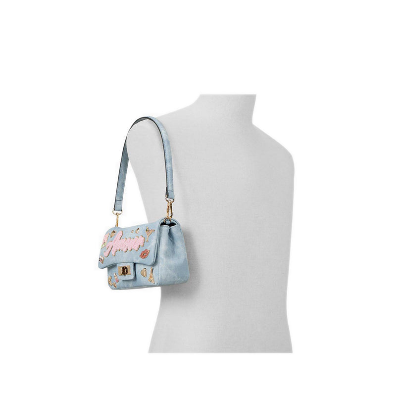 Bellaamour Women's Shoulder Bag - Denim