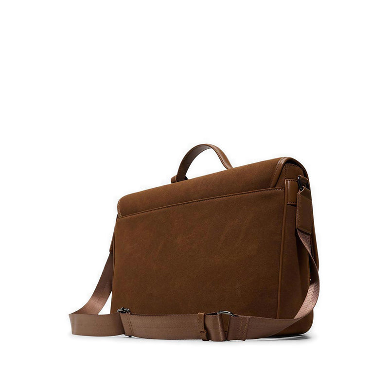 Agreramond Men's Messenger Bag - Open Brown