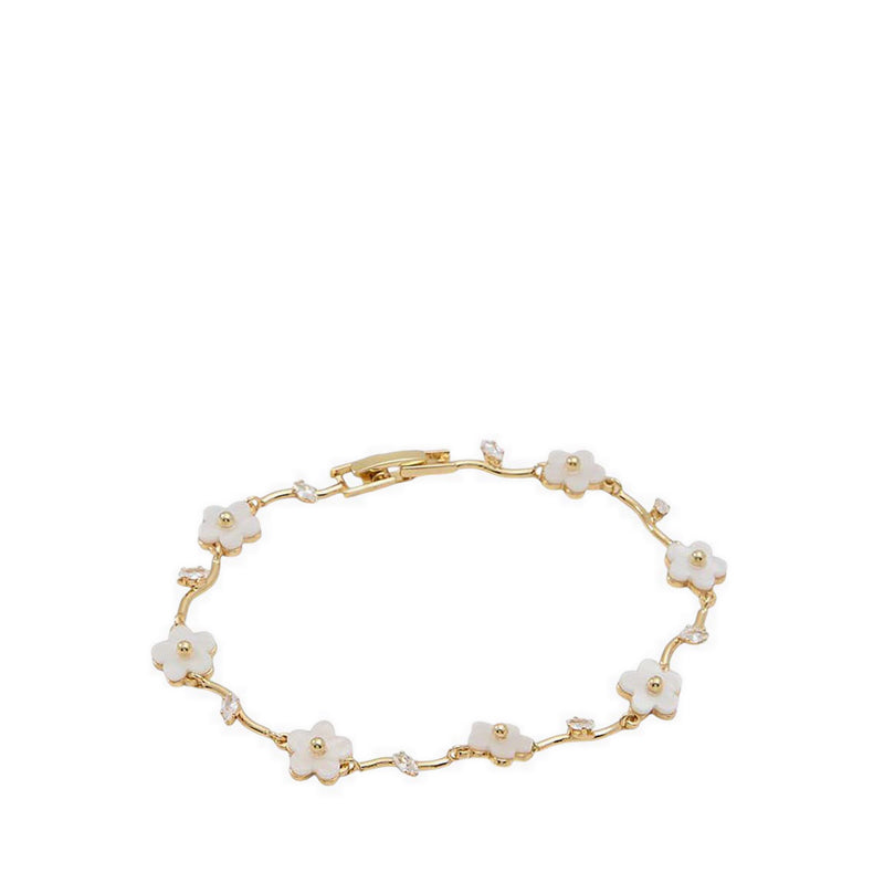 Florissa Women's Bracelets - Gold/Clear Multi