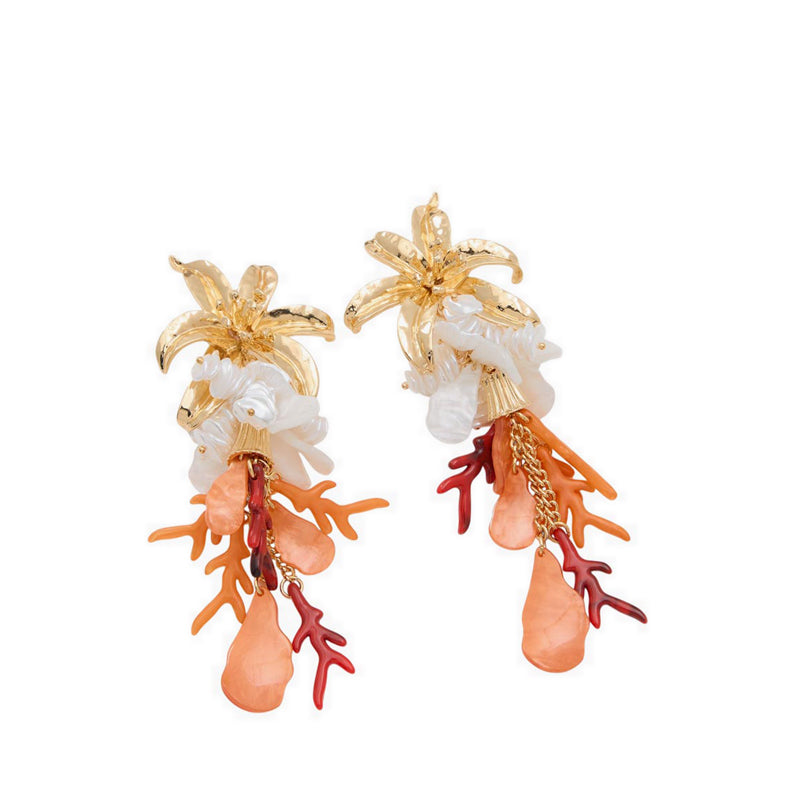 Coralglo Women's Earrings - Orange