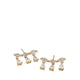 Aldo Sheree Women's Earrings - Gold/Clear Multi