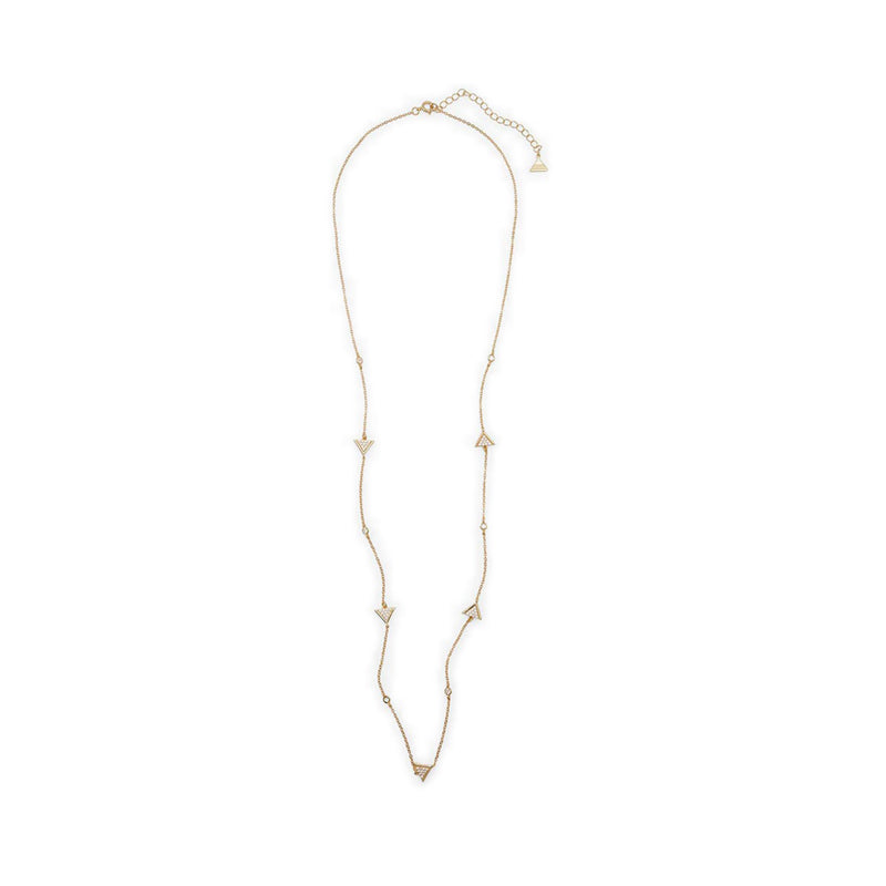 Aldo Pyramisa Women's Necklaces - Gold/Clear Multi