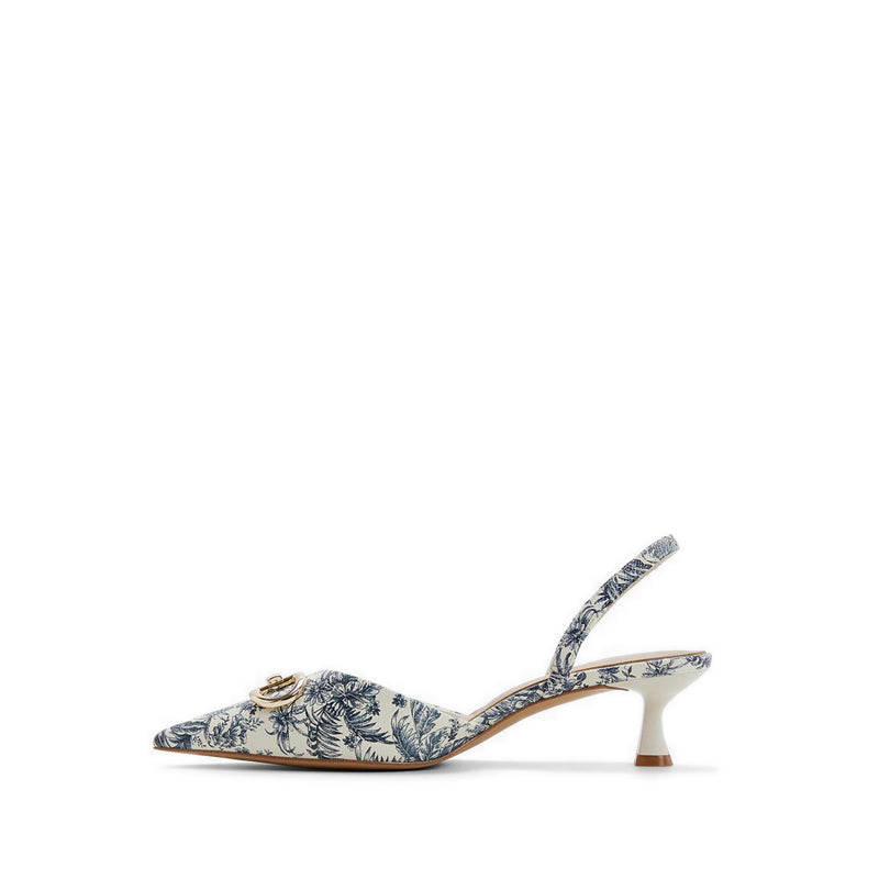Delicat Women's Heeled Shoes - Open Navy