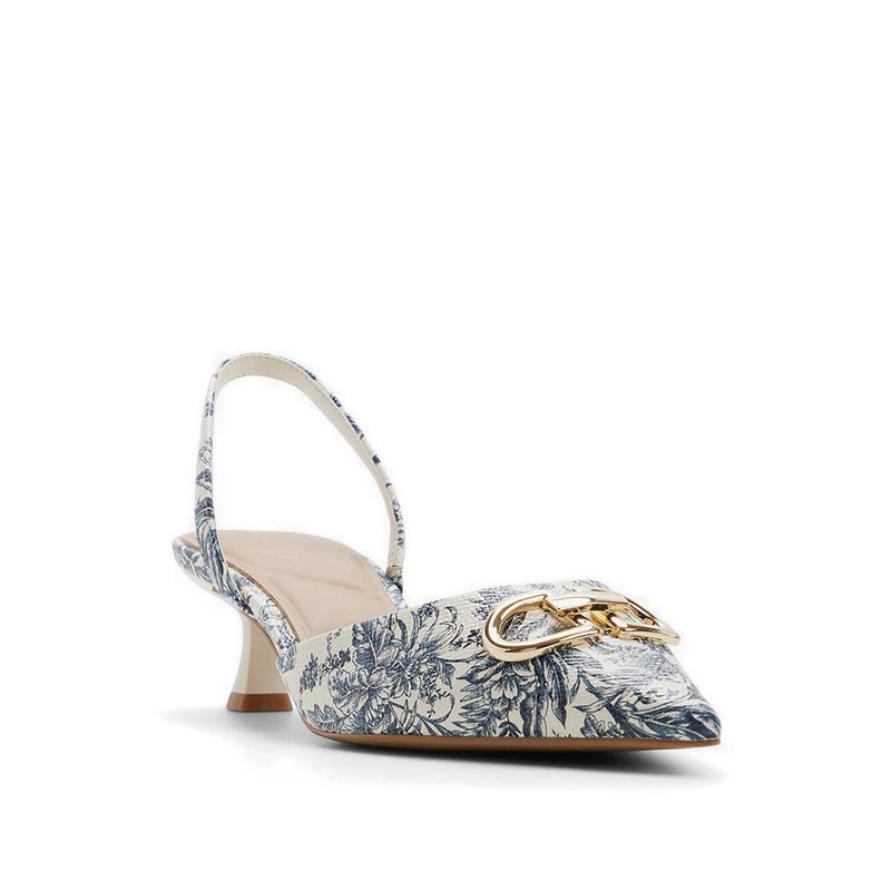 Delicat Women's Heeled Shoes - Open Navy