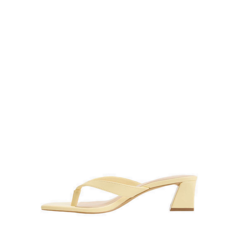 Hazy Women's Heeled Sandals - Light Yellow