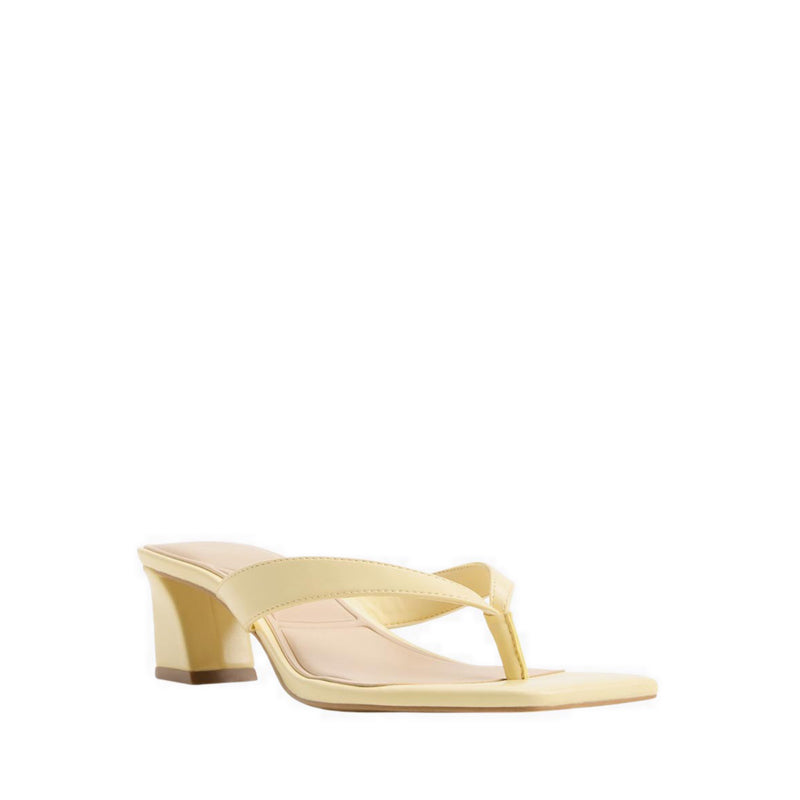 Hazy Women's Heeled Sandals - Light Yellow