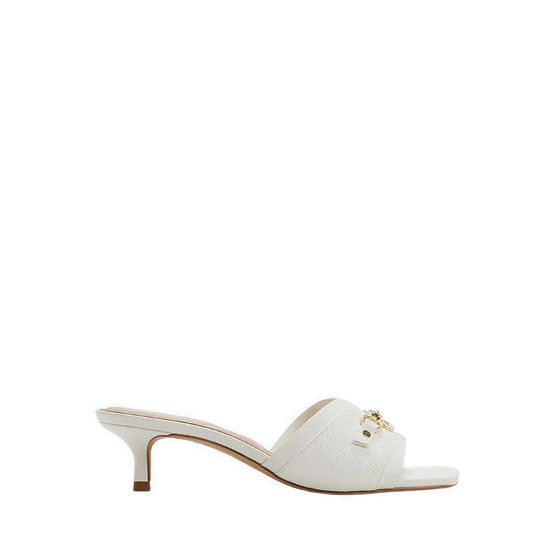 Annamassi Women's Heeled Sandals - Open White