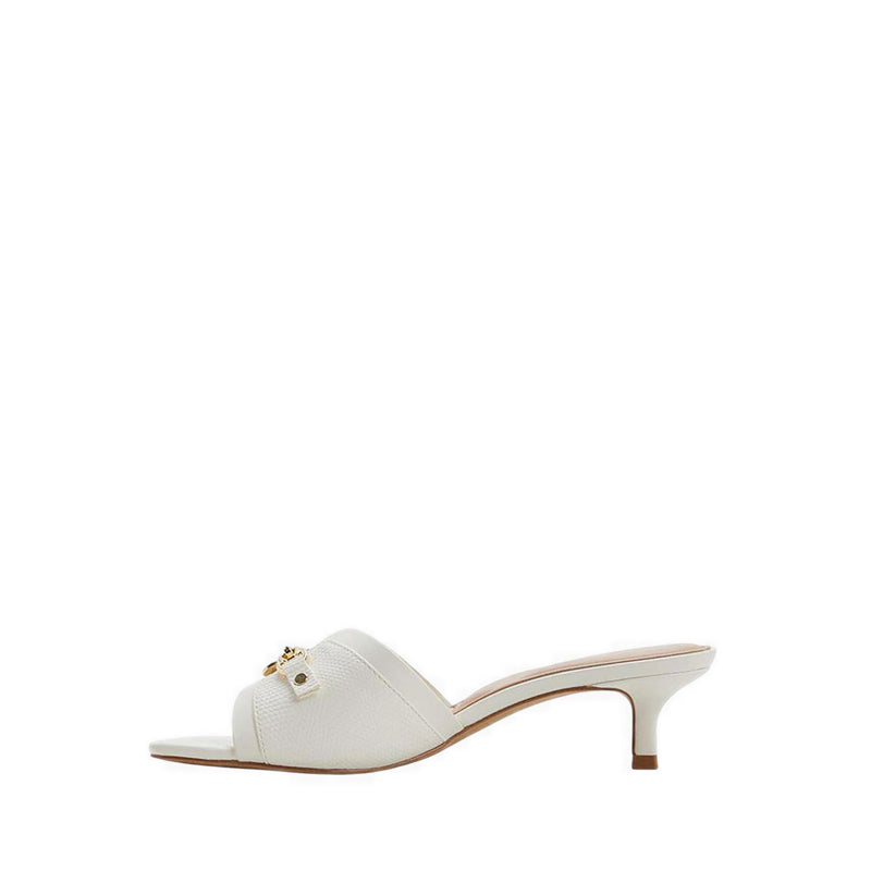 Annamassi Women's Heeled Sandals - Open White