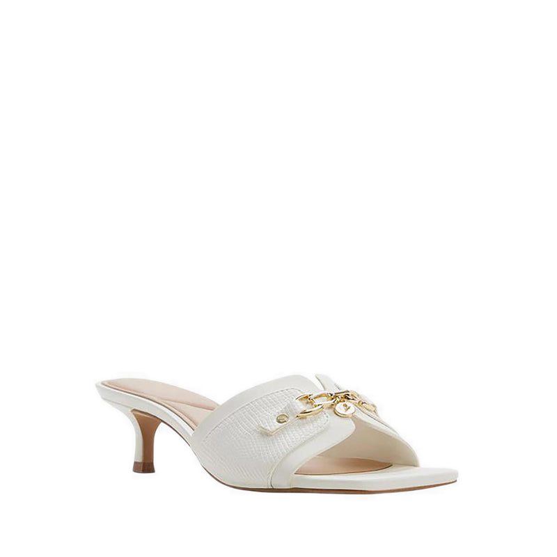 Annamassi Women's Heeled Sandals - Open White