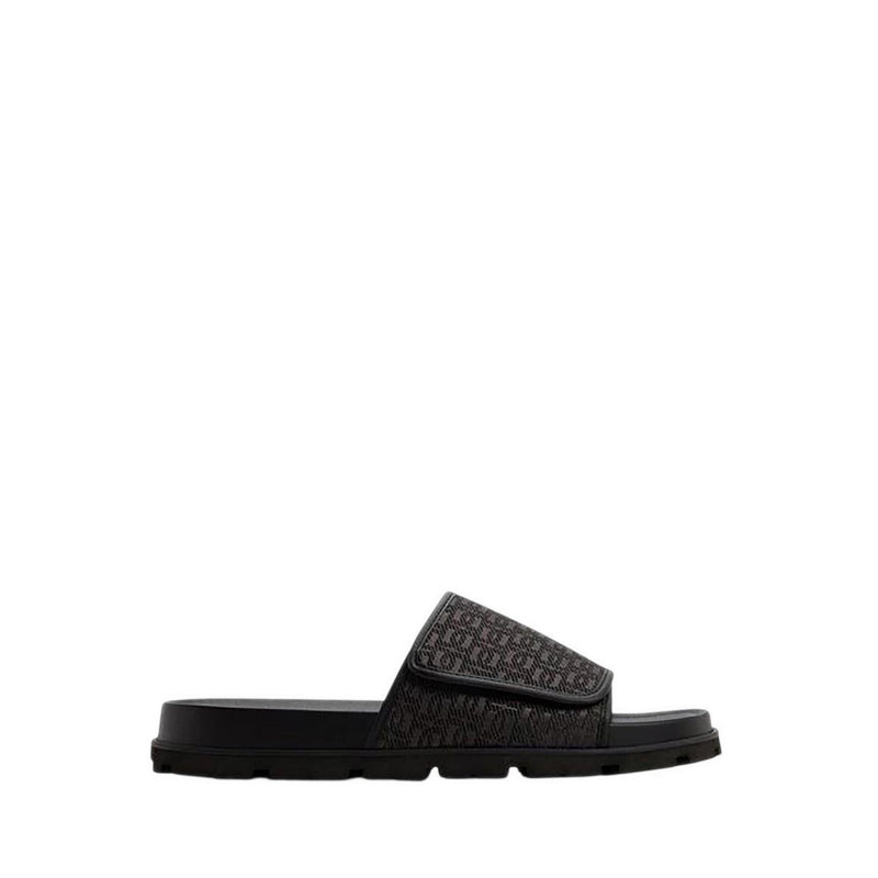 Orian Men's Flat Sandals - Black
