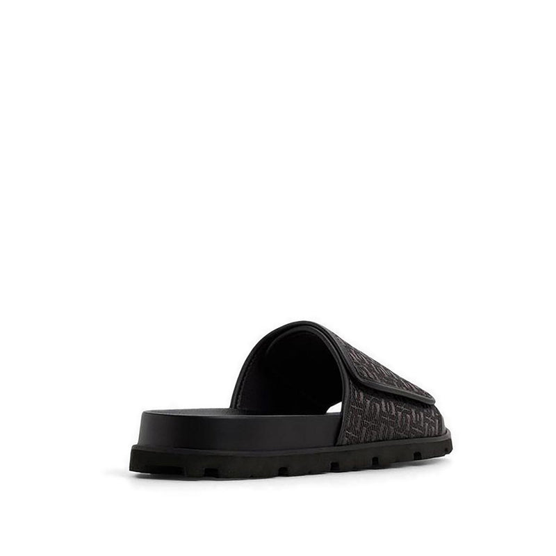 Orian Men's Flat Sandals - Black