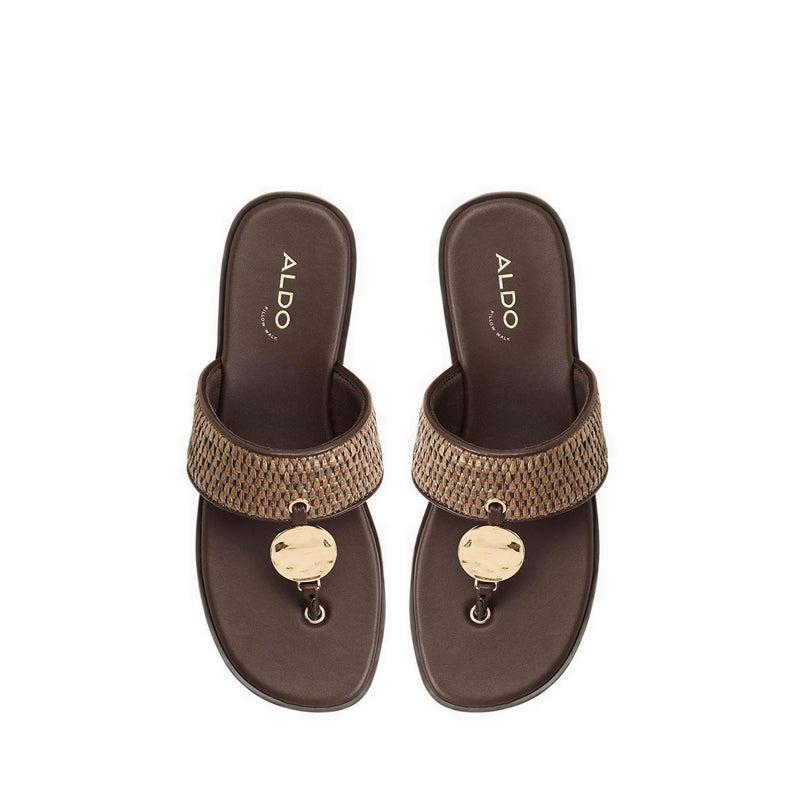 Trenala Women's Wedge Sandals - Dark Brown