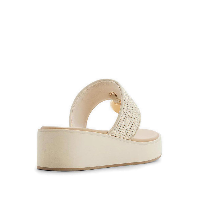 Trenala Women's Wedge Sandals - Cream