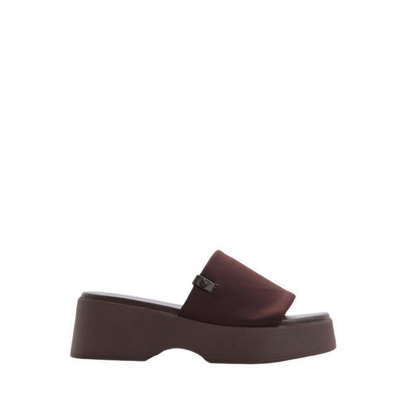 Yassu Women's Wedge Sandals - Dark Brown